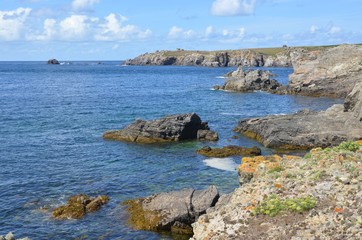 North coast of Ouessant island,  Brittany, France