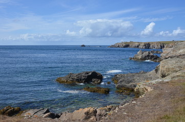 North coast of Ouessant island,  Brittany, France