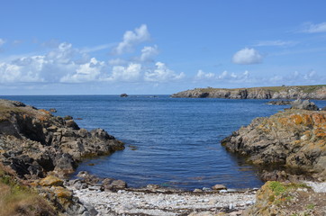 North coast of Ouessant island,  Brittany, France