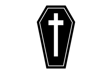Obraz premium Coffin icon. Trendy Coffin logo concept on white background