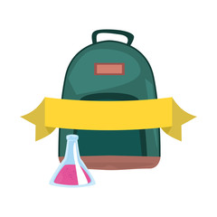 back to school flat design