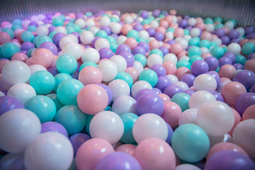 a colorful ball pool
