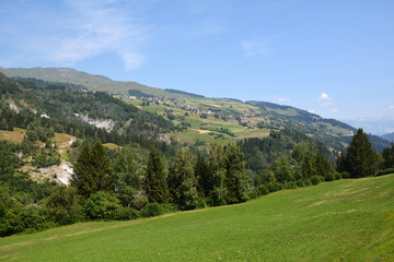Fototapeta na wymiar Val Lumnezia, Graubünden