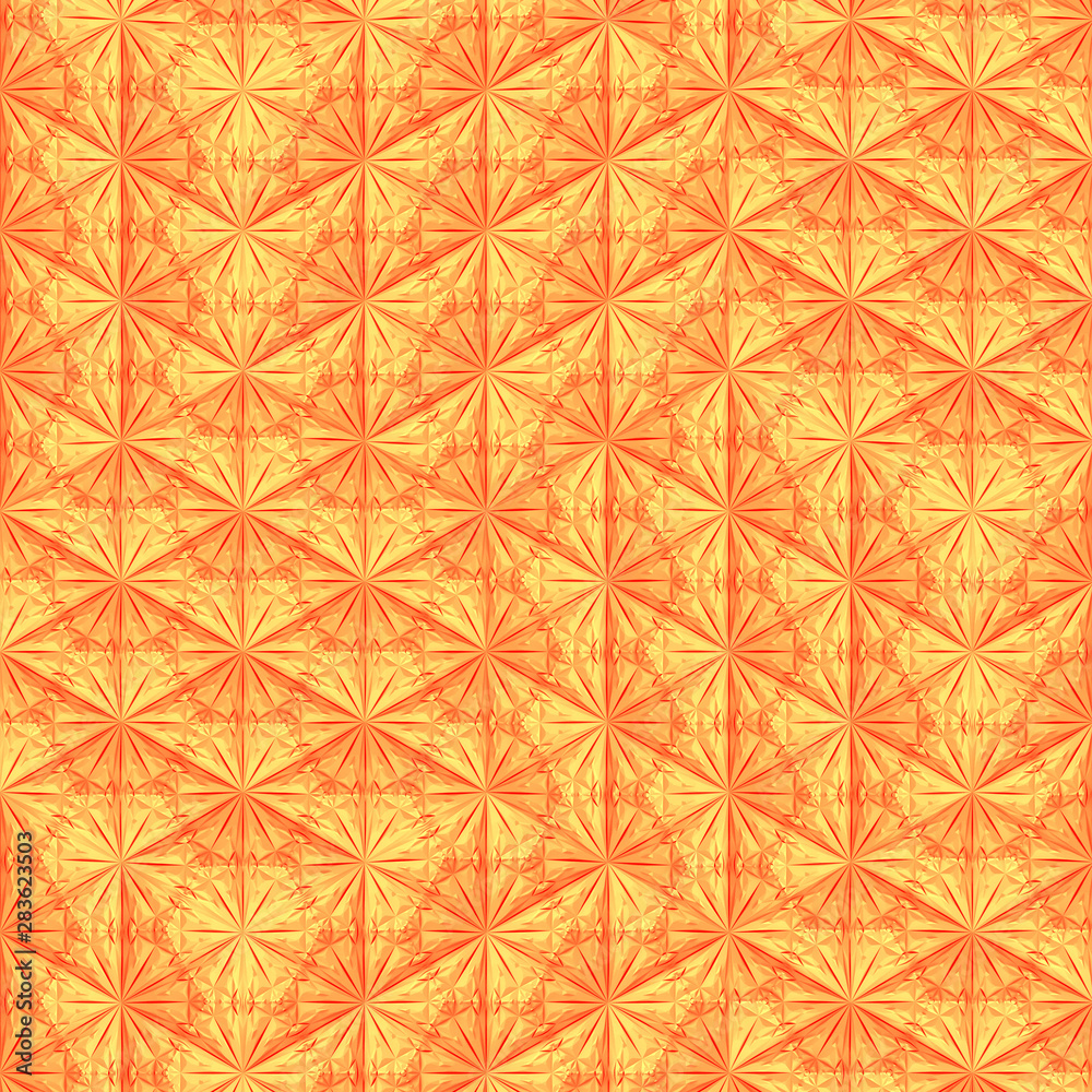 Poster modern orange colored template for architectural design. 3d rendering