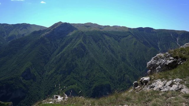 Bjelašnica mountain Bosnia and Herzegovina summer landscape - (4K)