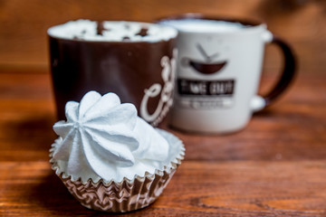 cup of coffee and cake