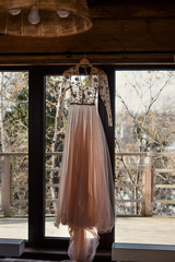 Wedding dress at home