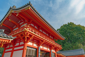 Naklejka premium 京都 八坂神社 西楼門