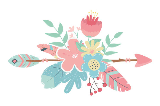 Isolated boho arrow vector design vector illustration