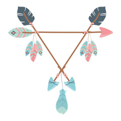 Isolated boho arrow vector design vector illustration