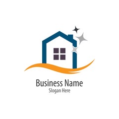Fototapeta premium House logo vector icon illustration