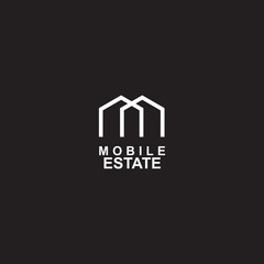 Real estate logo design vector template