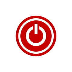 Power button swich turn on off icon vector symbol illustration