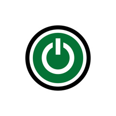 Power button swich turn on off icon vector symbol illustration