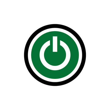 Power button swich turn on off icon vector symbol illustration