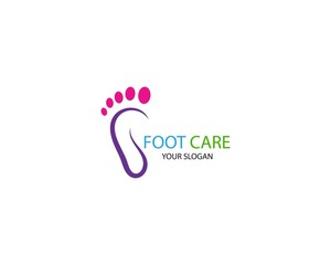 Foot Massage Logo Template Design Vector, Emblem, Design Concept, Creative Symbol, Icon