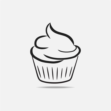 cupcake isolated white background-02