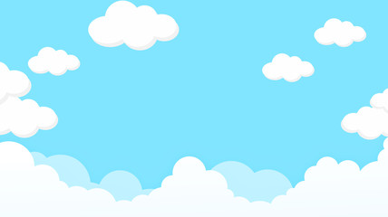 Abstract kawaii Colorful Sky background. Soft gradient pastel Comic graphic. Concept for children and kindergartens or presentation