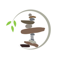 Rock balance logo