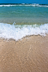 Fototapeta na wymiar wave on beach
