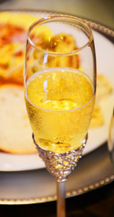 glass of champange
