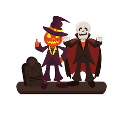 halloween october scary celebration cartoon