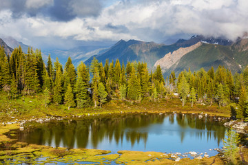 Fototapeta na wymiar Lake in Canada