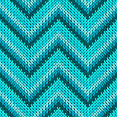 Cozy zigzag chevron stripes knit texture