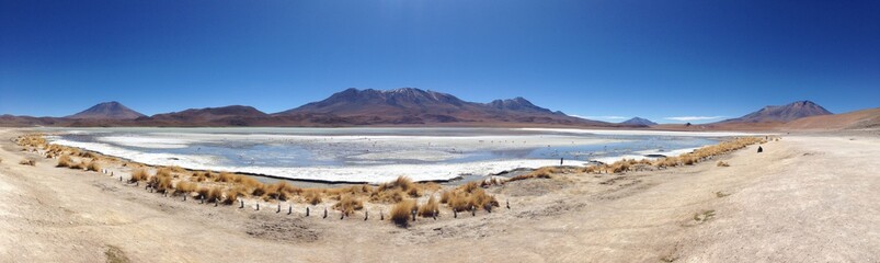 Salar de Uyuni, amid the Andes in southwest Bolivia