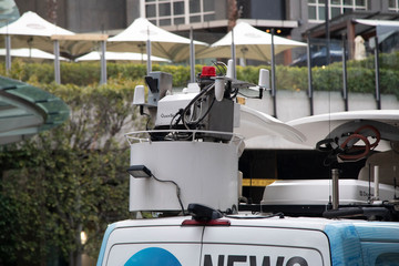 Television broadcast technology with satellite