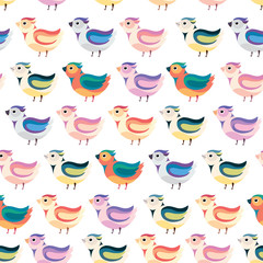 bird seamless pattern