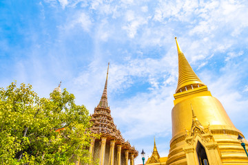 Fototapeta premium The temple of The Emerald Buddha, Bangkok, Thailand