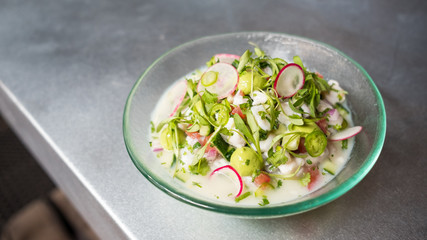 Ceviche in a bowl