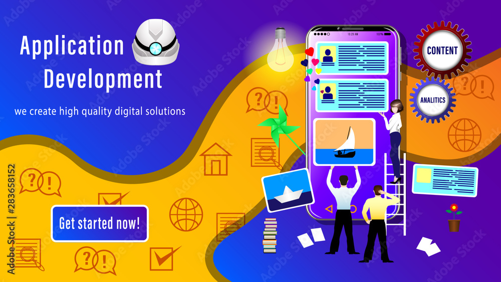 Wall mural web design app development