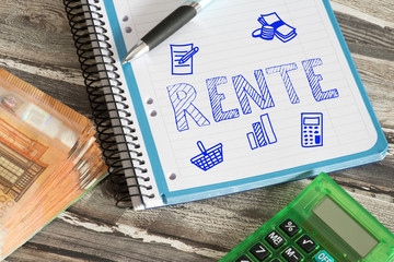 Rente, Taschenrechner und die Rente