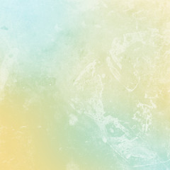 Beautiful blue old background. Grunge background. Square space for text.