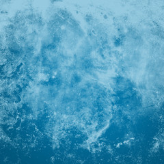 Fototapeta premium Beautiful blue old background. Grunge background. Square space for text.