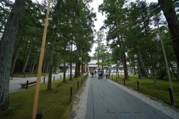 Obraz premium 松島の寺の中