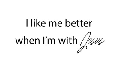 Christian faith, typography for print or use as poster, card, flyer or T shirt