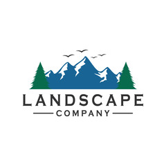 Landscape / mountain logo design inspiration. Outdoor, adventure logo