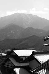 Fototapeta na wymiar Views of Tsumago and Magome villages in Japan