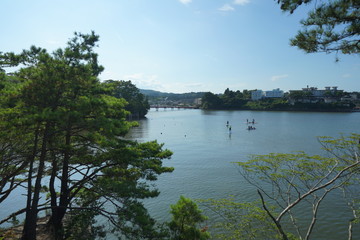 Obraz premium 福浦橋の絶景