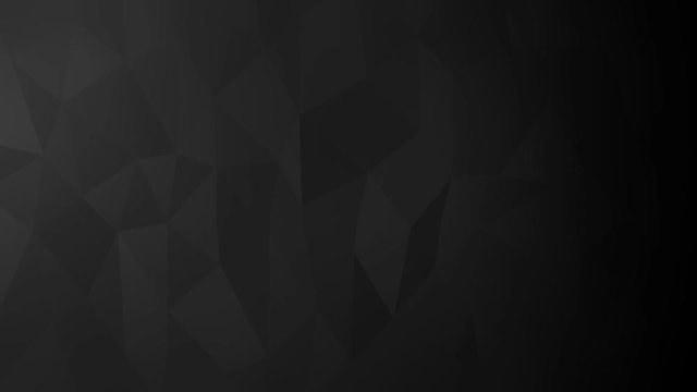 Black polygonal background, low poly