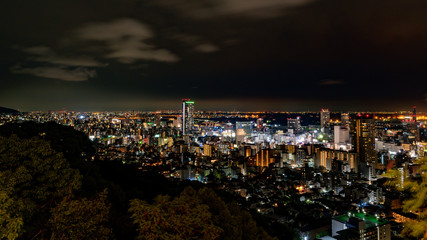 Fototapeta premium ビーナスブリッジからの神戸夜景