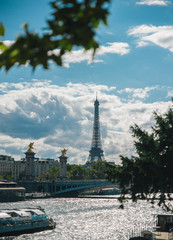 Fototapeta na wymiar Eiffel Tower, France, Paris