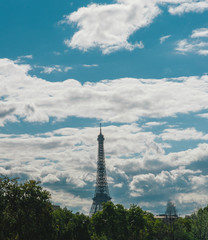 Fototapeta na wymiar Eiffel Tower, France, Paris