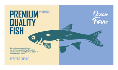 label design for fresh fish products