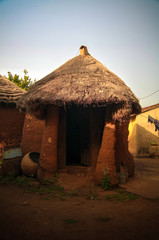 Fototapeta na wymiar Traditional Losso aka Nawdba people village in Doufelgou, Kara region, Togo