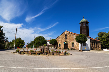 Fototapeta na wymiar Church in village Bulgari in Strandja mountan, Bulgaria
