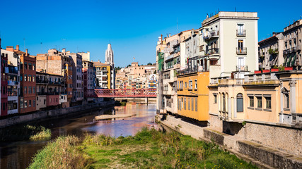 Altstadt von Girona in Spanien